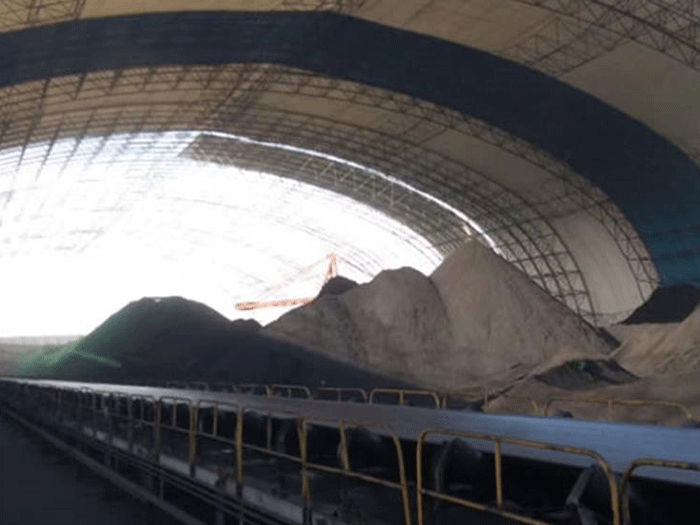 沧州煤棚料仓网架